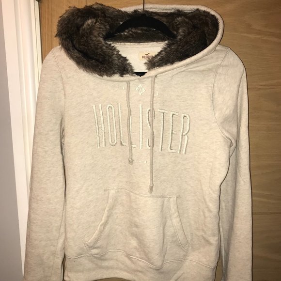 Hollister Hoodie with Faux Fur - Picture 1 of 1
